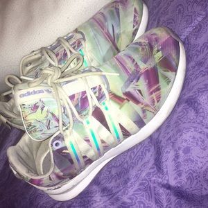 Adidas print reflective shoes